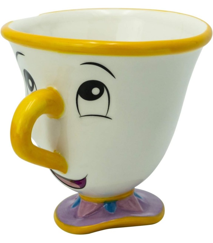ABYSTYLE DISNEY TAZA 3D LA BELLA Y LA BESTIA CHIP - CAPACIDAD 250ML