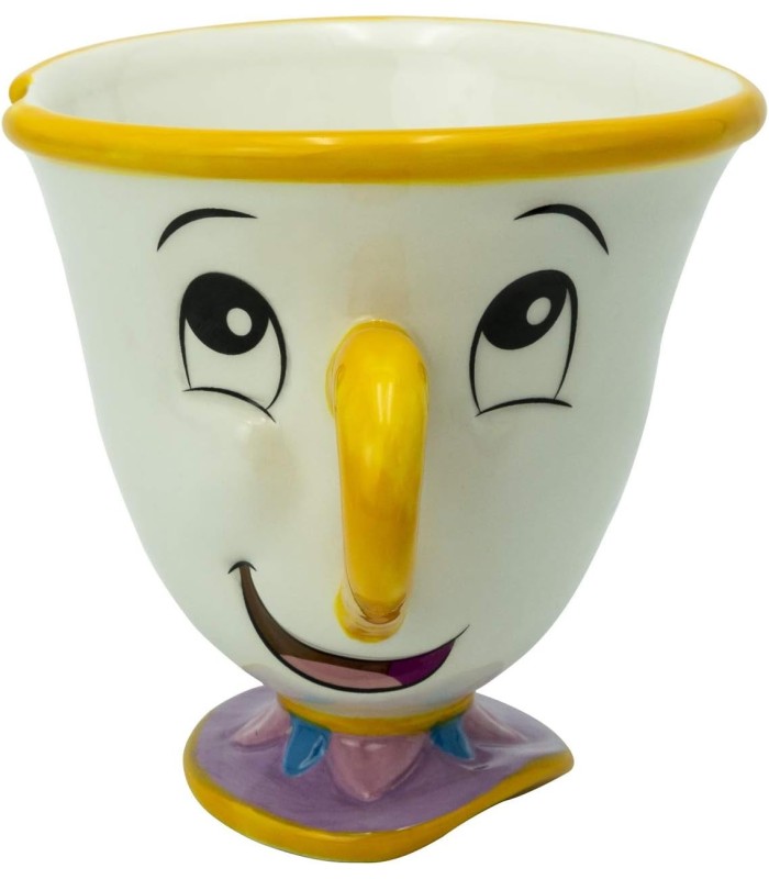 ABYSTYLE DISNEY TAZA 3D LA BELLA Y LA BESTIA CHIP - CAPACIDAD 250ML