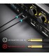 CABLE ESTEREO VENTION JACK 3 5 MACHO A 2x JACK 6 5 MACHO - CABLE NEGRO DE 1 5 METROS