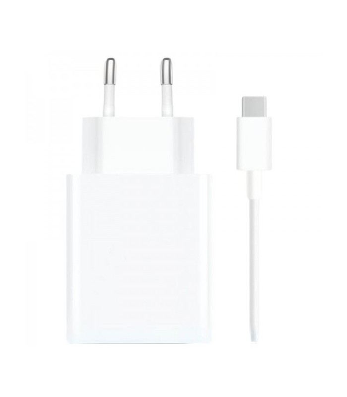 CARGADOR DE PARED COMBO UNIVERSAL XIAOMI 67W + CABLE - CARGADOR USB-A - CABLE USB-C