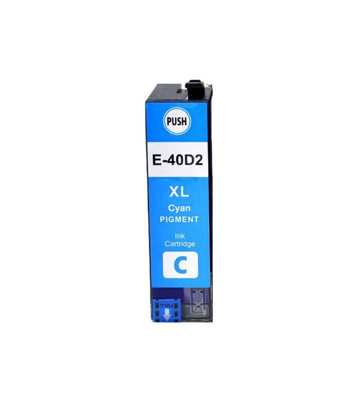 CARTUCHO TINTA PIGMENTADA EPSON COMPATIBLE T40D2 CYAN C13T40D240-C13T40C240 56ml 