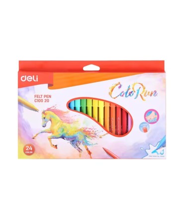 ROTULADOR DELI PUNTA FINA 24 UNIDADES