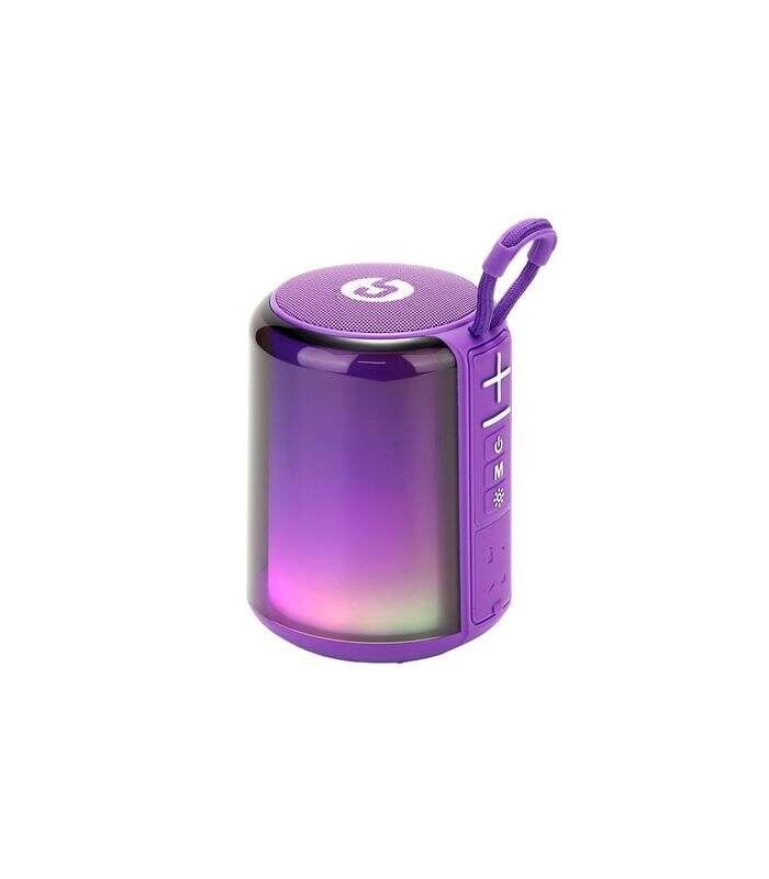 ALTAVOZ INALAMBRICO COOLSOUND LIGHT BOOM MORADO - POTENCIA 5W - EFECTO LUCES LED