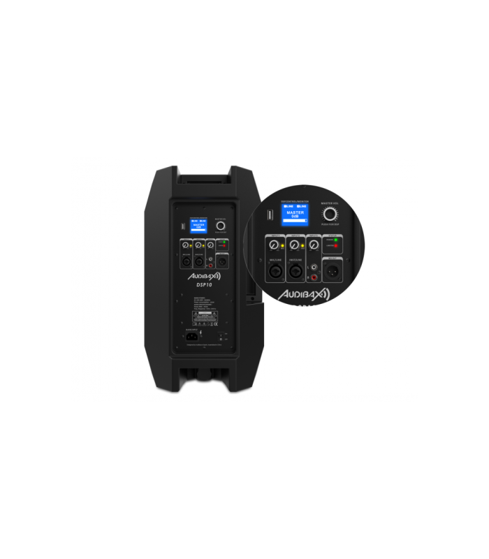 ALTAVOZ ACTIVO PROFESIONAL AUDIBAX DSP10 10" CON DSP Y BLUETOOTH - 700W PICO - 350W RMS