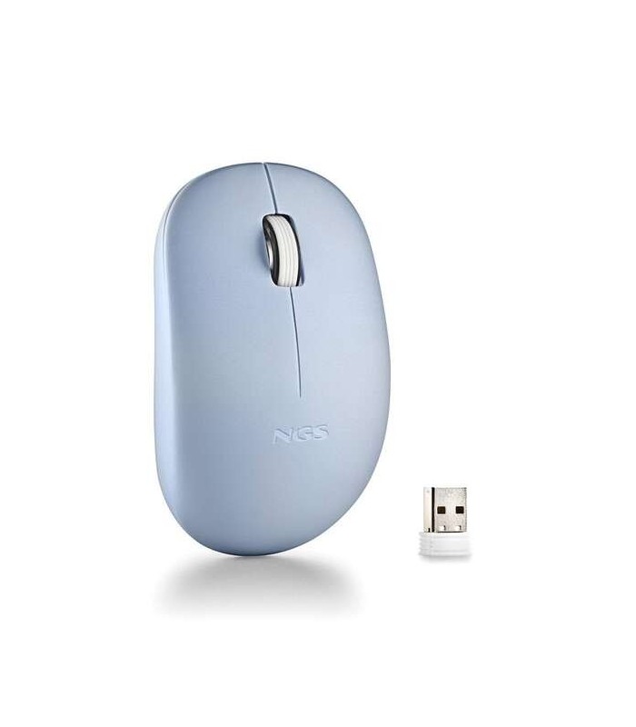 RATON OPTICO INALAMBRICO NGS FOG PRO AZUL - TECLAS SILENCIOSAS - USO AMBIDIESTRO