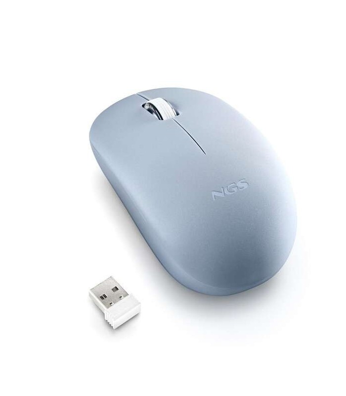 RATON OPTICO INALAMBRICO NGS FOG PRO AZUL - TECLAS SILENCIOSAS - USO AMBIDIESTRO