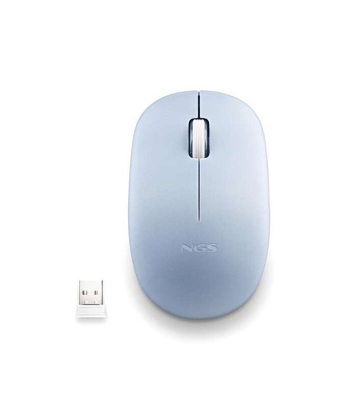 RATON OPTICO INALAMBRICO NGS FOG PRO AZUL - TECLAS SILENCIOSAS - USO AMBIDIESTRO