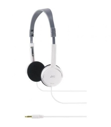 AURICULARES LIGEROS CON CABLE HA-L50 JVC BLANCOS - JACK 3 5mm - CABLE 1 5 metros