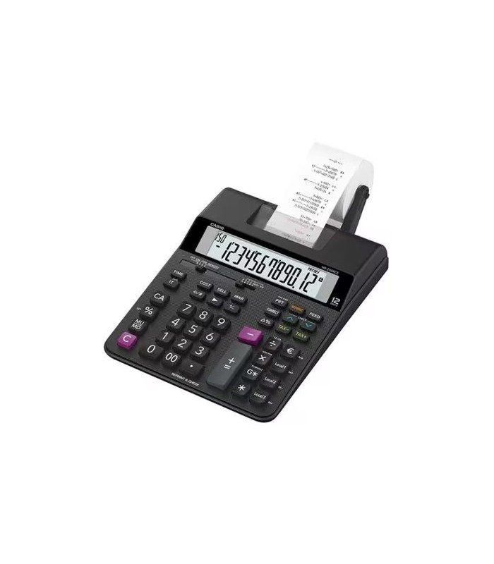 CALCULADORA CASIO HR-230RCE IMPRESORA DE SOBREMESA - 12 DIGITOS - IMPRESION EN 2 COLORES