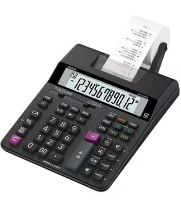 CALCULADORA CASIO HR-230RCE IMPRESORA DE SOBREMESA - 12 DIGITOS - IMPRESION EN 2 COLORES