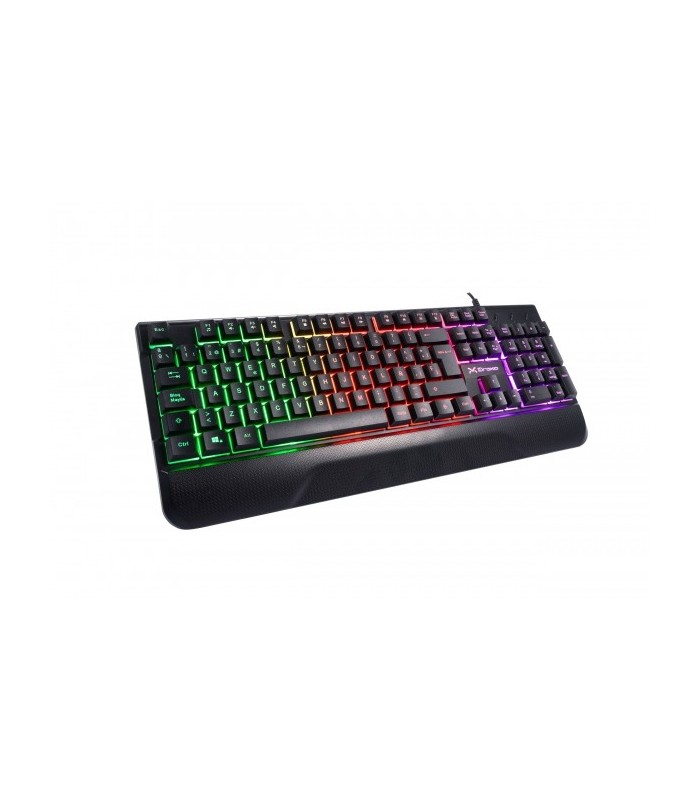 TECLADO GAMING KASUMI 3GO - USB - ILUMINACION LED RGB - 12 TECLAS MULTIMEDIA