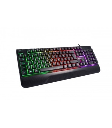 TECLADO GAMING KASUMI 3GO - USB - ILUMINACION LED RGB - 12 TECLAS MULTIMEDIA