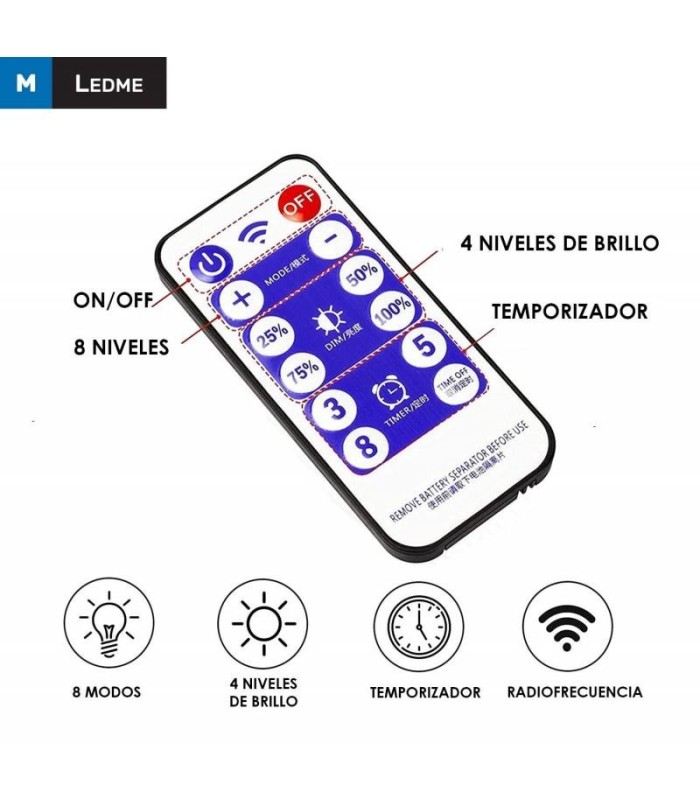 TIRA LED SOLAR NAVI LUZ CALIDA 3000K SMD2835 300 LUMENES IP68 - 5 METROS