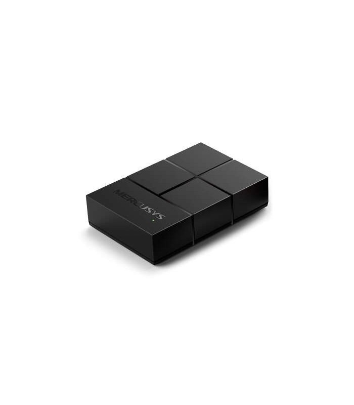 SWITCH MERCUSYS 5 PUERTOS GIGABIT RJ45 10-100-1000Mbps - DISEÑO COMPACTO - PLUG & PLAY