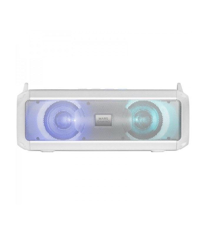 ALTAVOZ PORTATIL Y BARRA DE SONIDO MARS GAMING MSB-XT BLANCO - 20W - ILUMINACION RGB