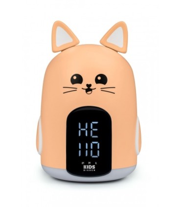RELOJ DESPERTADOR TACTIL BIGBEN KIDS GATO NARANJA - TACTIL - LUZ NOCTURNA