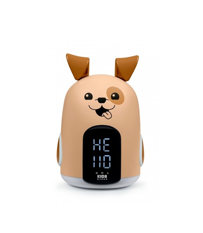 RELOJ DESPERTADOR TACTIL BIGBEN KIDS PERRITO MARRON - TACTIL - LUZ NOCTURNA