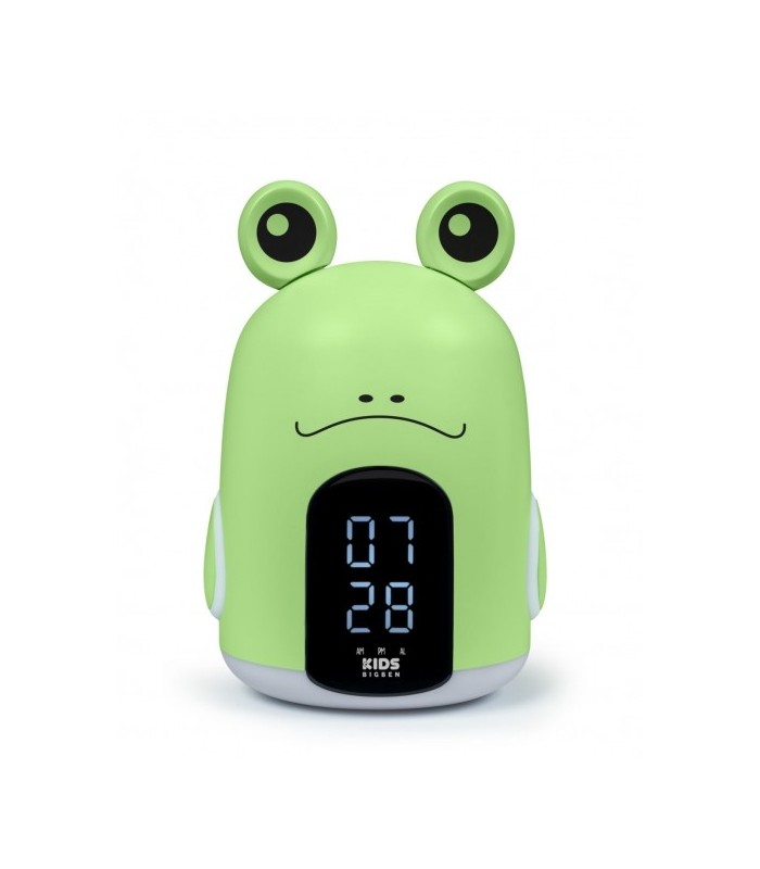 RELOJ DESPERTADOR TACTIL BIGBEN KIDS RANITA VERDE - TACTIL - LUZ NOCTURNA