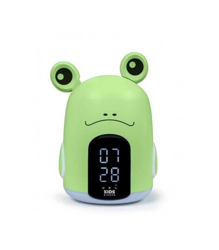 RELOJ DESPERTADOR TACTIL BIGBEN KIDS RANITA VERDE - TACTIL - LUZ NOCTURNA