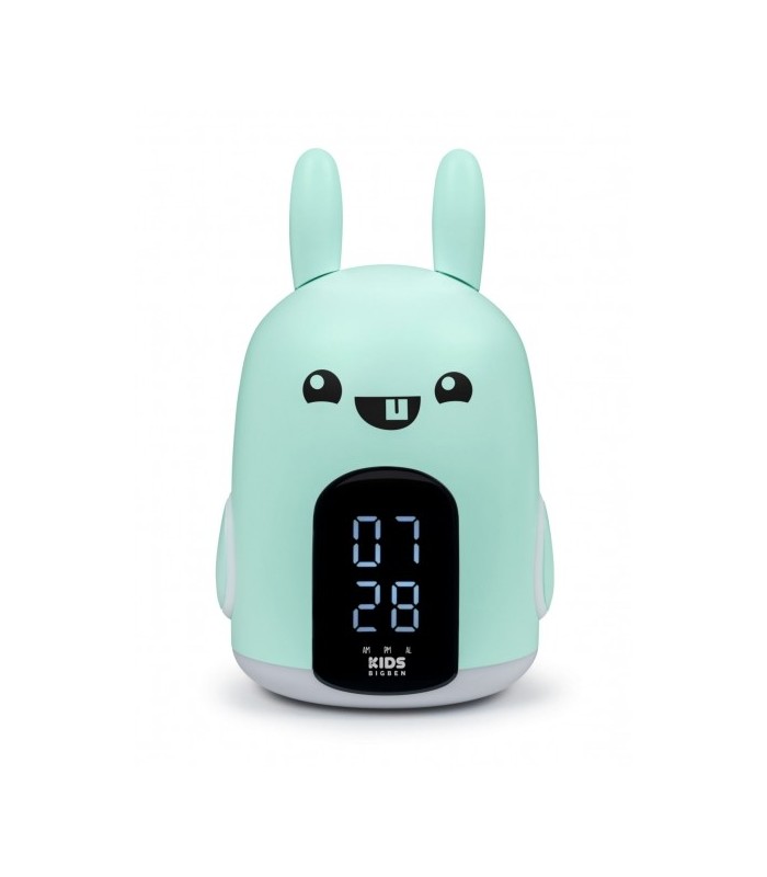 RELOJ DESPERTADOR TACTIL BIGBEN KIDS CONEJO AZUL - TACTIL - LUZ NOCTURNA