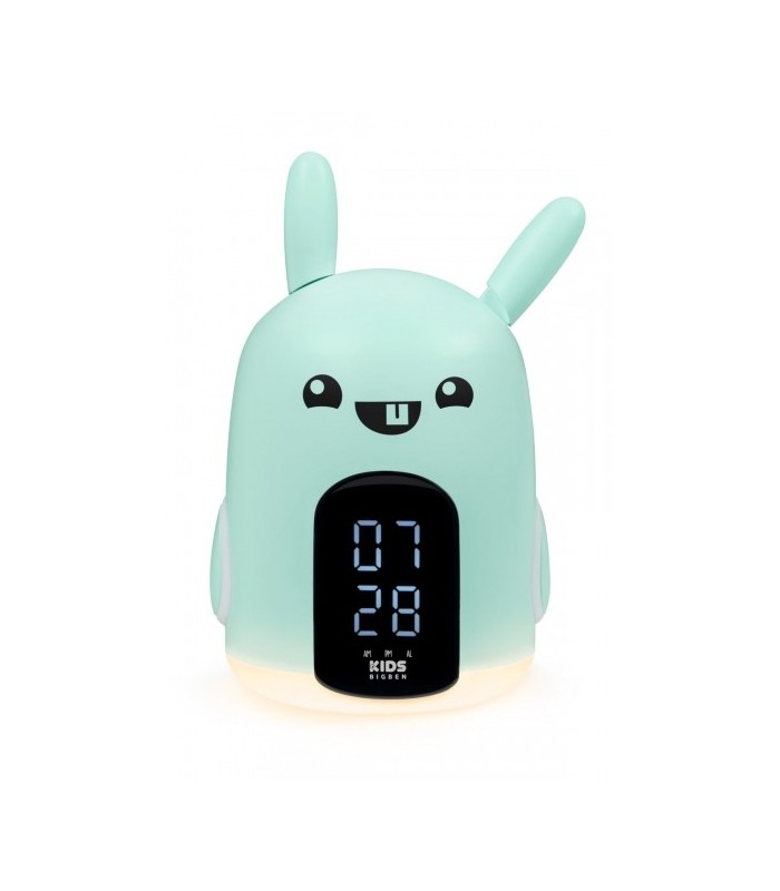 RELOJ DESPERTADOR TACTIL BIGBEN KIDS CONEJO AZUL - TACTIL - LUZ NOCTURNA