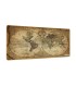 ALFOMBRILLA DE ESCRITORIO MAPA DEL MUNDO VINTAGE SUBBLIM 900x400x3mm - BASE ANTIDESLIZANTE