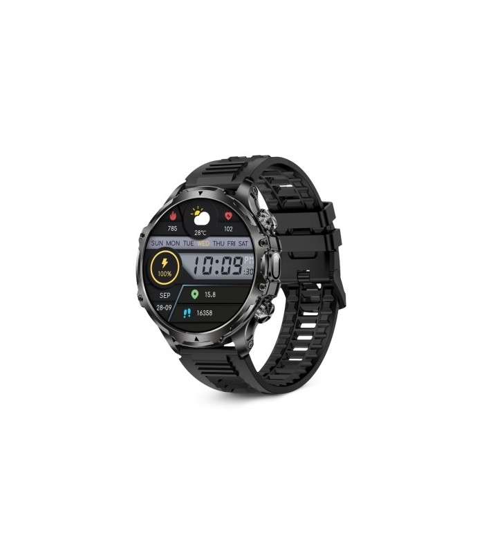 RELOJ SMARTWACH KSIX VENTURE NEGRO - PANTALLA AMOLED 1,85" - LLAMADAS BLUETOOTH - 700 mAh