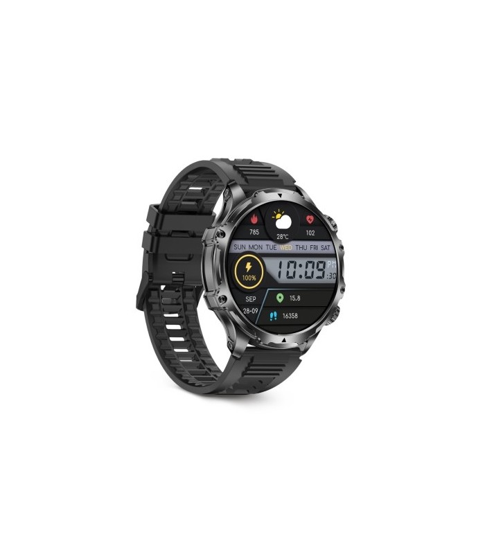 RELOJ SMARTWACH KSIX VENTURE NEGRO - PANTALLA AMOLED 1,85" - LLAMADAS BLUETOOTH - 700 mAh