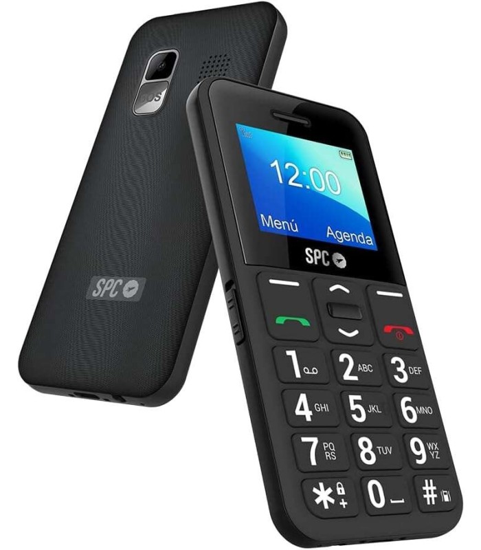 TELEFONO MOVIL SPC FORTUNE 2 POCKET NEGRO - BATERIA 1 200MAH - RADIO FM - BOTON SOS