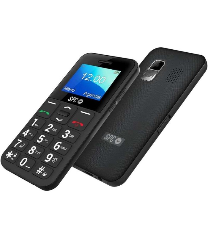 TELEFONO MOVIL SPC FORTUNE 2 POCKET NEGRO - BATERIA 1 200MAH - RADIO FM - BOTON SOS