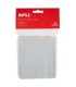 BARRAS DE SILICONA APLI 7 5mm X 10cm BOLSA DE 25 UNIDADES