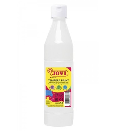 TEMPERA ESCOLAR JOVI BLANCA 500ml  - ALTO PODER CUBRIENTE - SECADO RAPIDO