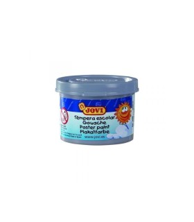 TEMPERA ESCOLAR JOVI GRIS 35ml -  USO CON PINCEL, RODILLO O ESPATULA