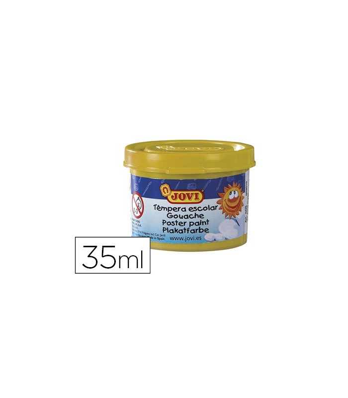 TEMPERA ESCOLAR JOVI ORO 35ml -  USO CON PINCEL, RODILLO O ESPATULA