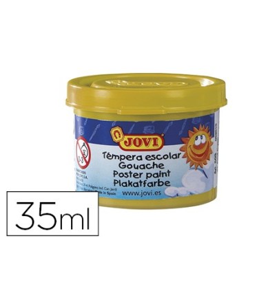 TEMPERA ESCOLAR JOVI ORO 35ml -  USO CON PINCEL, RODILLO O ESPATULA