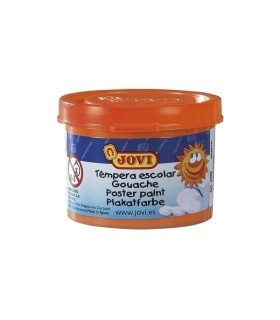 TEMPERA ESCOLAR JOVI NARANJA 35ml -  USO CON PINCEL, RODILLO O ESPATULA