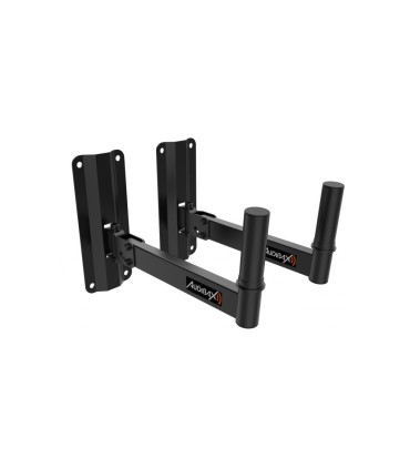 SOPORTES DE PARED AUDIBAX NEO 40 NEGRO PARA ALTAVOCES - PESO HASTA 35 kg - VASO 35mm
