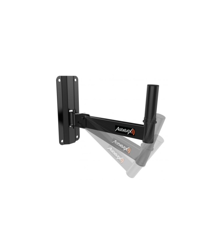 SOPORTES DE PARED AUDIBAX NEO 40 NEGRO PARA ALTAVOCES - PESO HASTA 35 kg - VASO 35mm