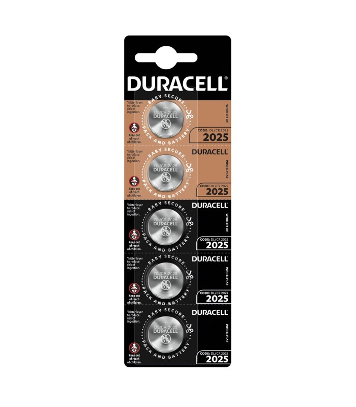 PILA BOTON DURACELL LITIO CR2025 3V - UNIDAD