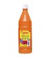 TEMPERA ESCOLAR JOVI NARANJA 1 LITRO - ALTO PODER CUBRIENTE - SECADO RAPIDO