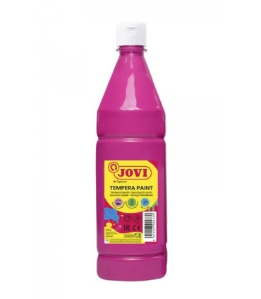 TEMPERA ESCOLAR JOVI MAGENTA 1 LITRO - ALTO PODER CUBRIENTE - SECADO RAPIDO