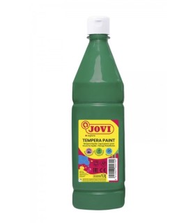 TEMPERA ESCOLAR JOVI VERDE OSCURO 1 LITRO - ALTO PODER CUBRIENTE - SECADO RAPIDO