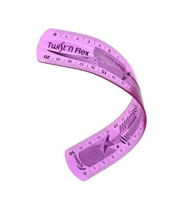 REGLA FLEXIBLE 20cm MAPED - IRROMPIBLE - COLORES ALEATORIOS AZUL, ROSA Y VERDE