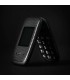 TELEFONO MOVIL LIBRE SPC HARMONY NEGRO - DOBLE PANTALLA - TECLAS GRANDES - DUAL SIM