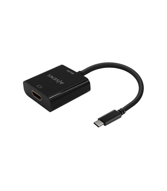CONVERSOR HDMI 4K 30Hz AISENS NEGRO - USB TIPO-C MACHO A HDMI HEMBRA - 15cm