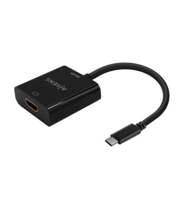 CONVERSOR HDMI 4K 30Hz AISENS NEGRO - USB TIPO-C MACHO A HDMI HEMBRA - 15cm