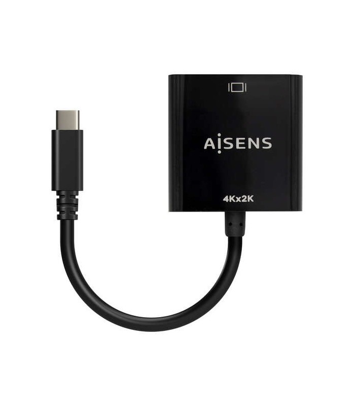 CONVERSOR HDMI 4K 30Hz AISENS NEGRO - USB TIPO-C MACHO A HDMI HEMBRA - 15cm