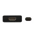 CONVERSOR HDMI 4K 30Hz AISENS NEGRO - USB TIPO-C MACHO A HDMI HEMBRA - 15cm