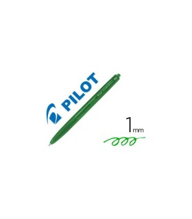 BOLIGRAFO BOLA RETRACTIL PILOT SUPERGRIP G VERDE - PUNTA REDONDA 1 0mm - TRAZO 0 4mm