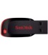 PENDRIVE SANDISK CRUZER BLADE MEMORIA USB 2 0 64GB - SIN TAPA - COLOR NEGRO Y ROJO